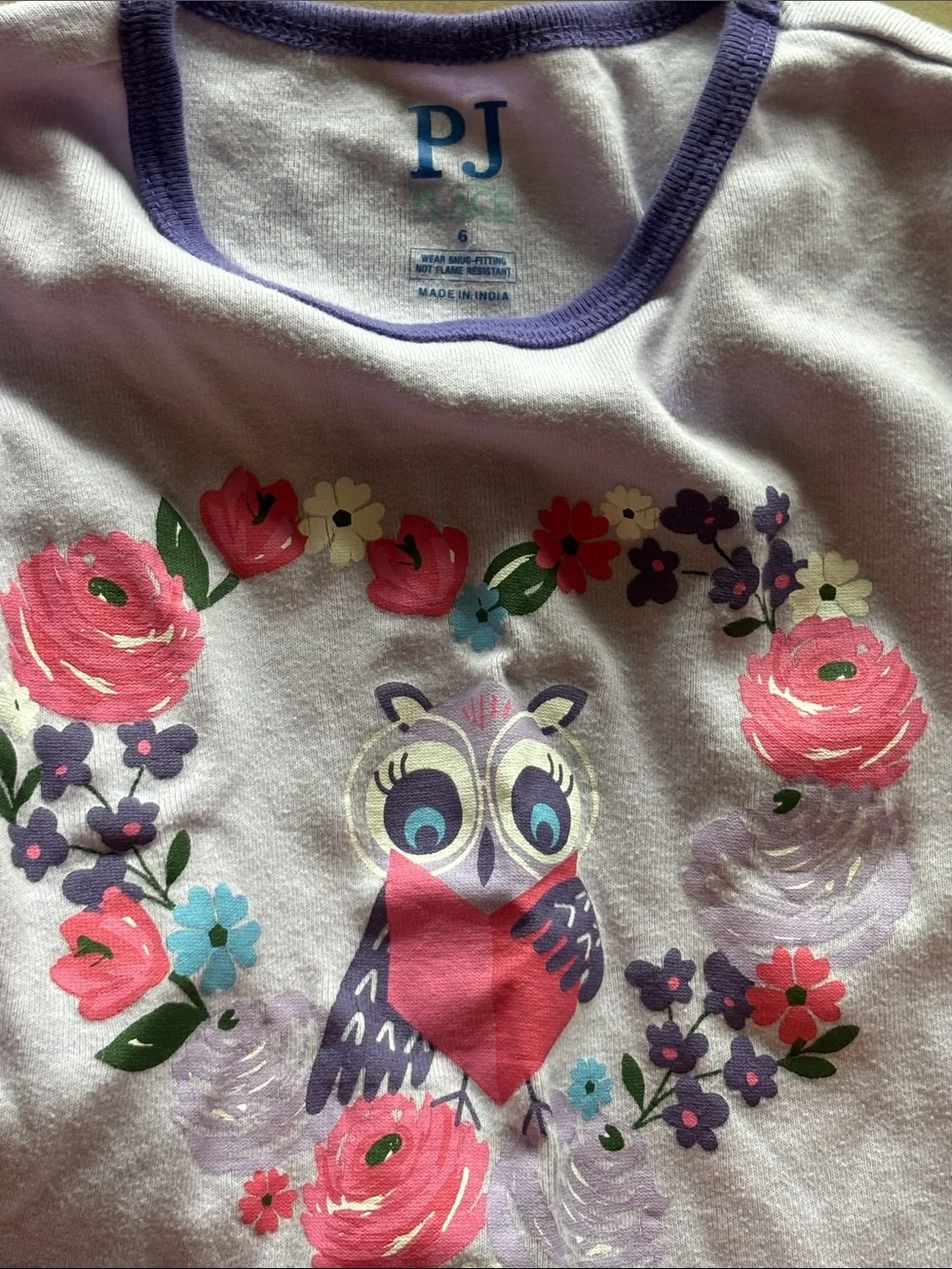 Girls pajama bundle (x3) PJ Place and Wonder Nation size 6, 6x/7